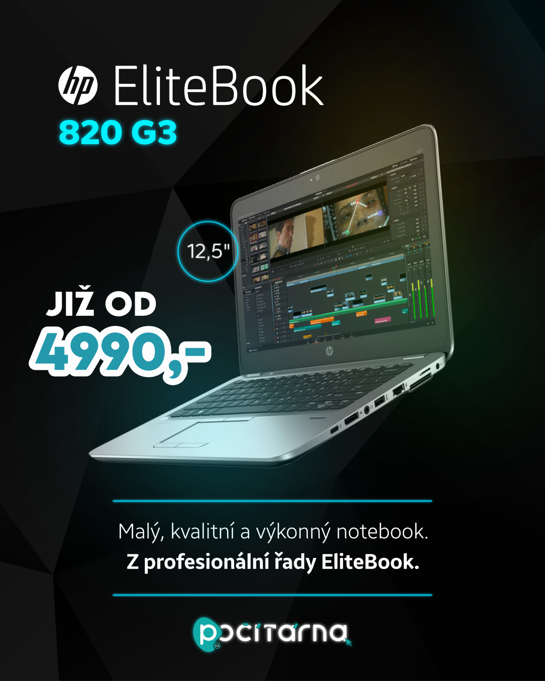 Elegance a výkon v malém balení - HP Elitebook 820 G3