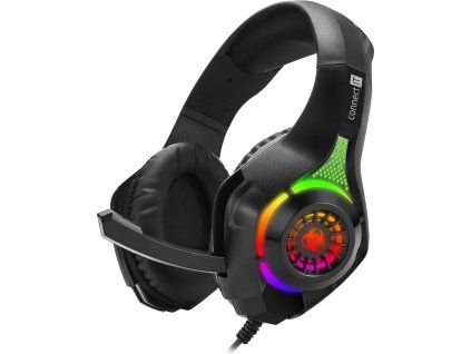CONNECT IT BIOHAZARD RGB herní sluchátka s mikrofonem  CHP-4511-BK