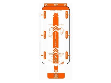 Ohranné tvrzené sklo do aplikátoru pro iPhone 15 PRO