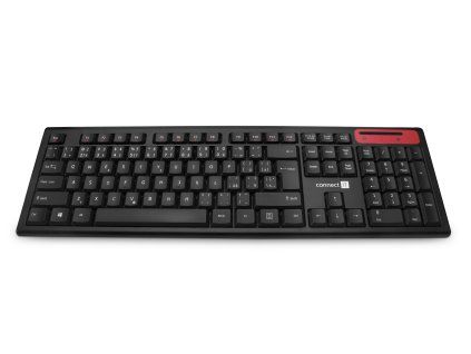 CONNECT IT Multimediální bezdrátová klávesnice, černá  CKB-3000-CS