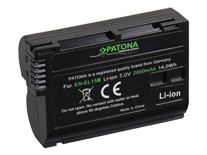 Aku Nikon EN-EL15B 2400mAh Li-Ion Premium