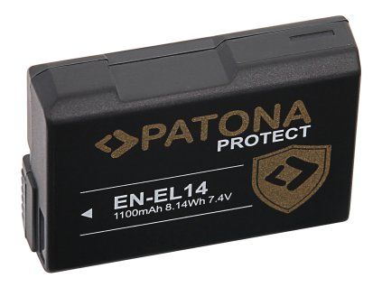 Aku Nikon EN EL14 1100mAh Li Ion Protect 1