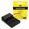 Nabíječka baterií AA/AAA/18650/14500/CR123A Patona