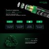 Aku 6F22/LR22 Li-lon 400mAh 9V-2ks s USB-C nabíjením